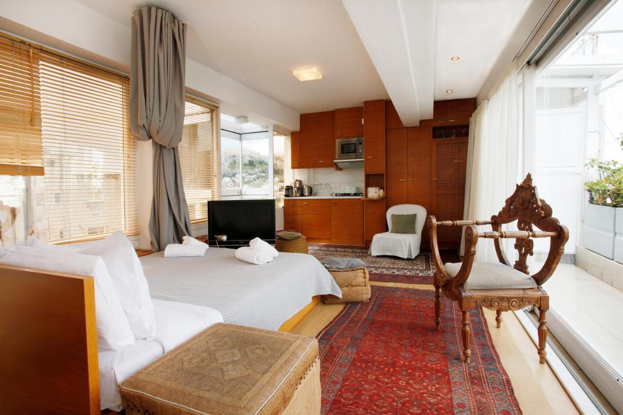 Stunning Studio With Acropolis And Parthenon View Apartment Athens Exterior photo
