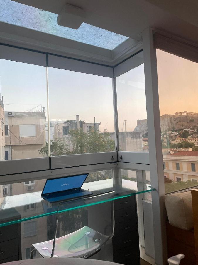 Stunning Studio With Acropolis And Parthenon View Apartment Athens Exterior photo
