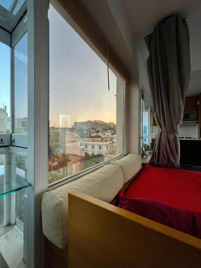 Stunning Studio With Acropolis And Parthenon View Apartment Athens Exterior photo